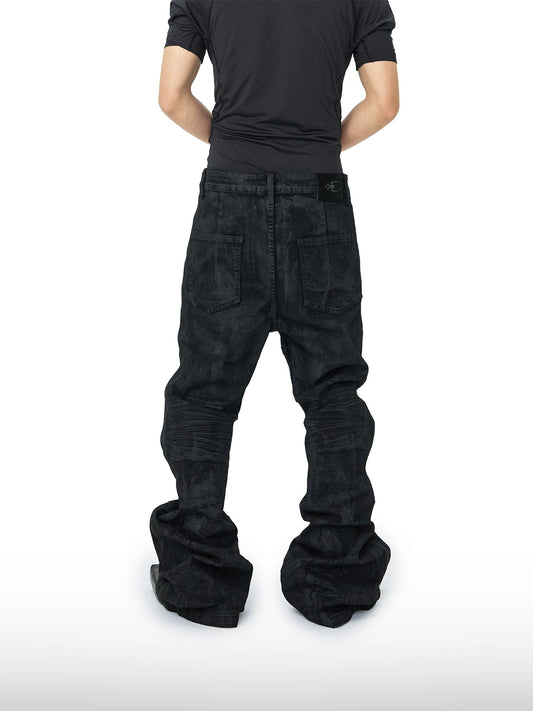Wrinkled & Waxed Pants