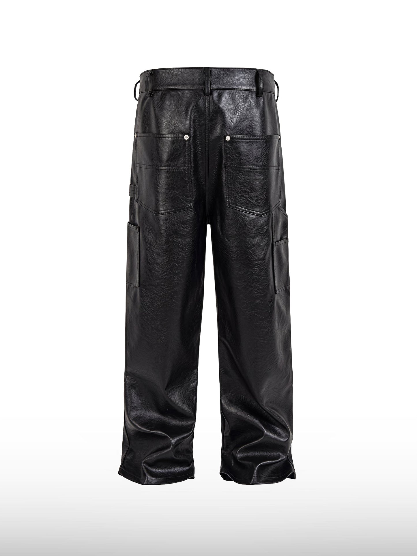 Studded Leather Jeans