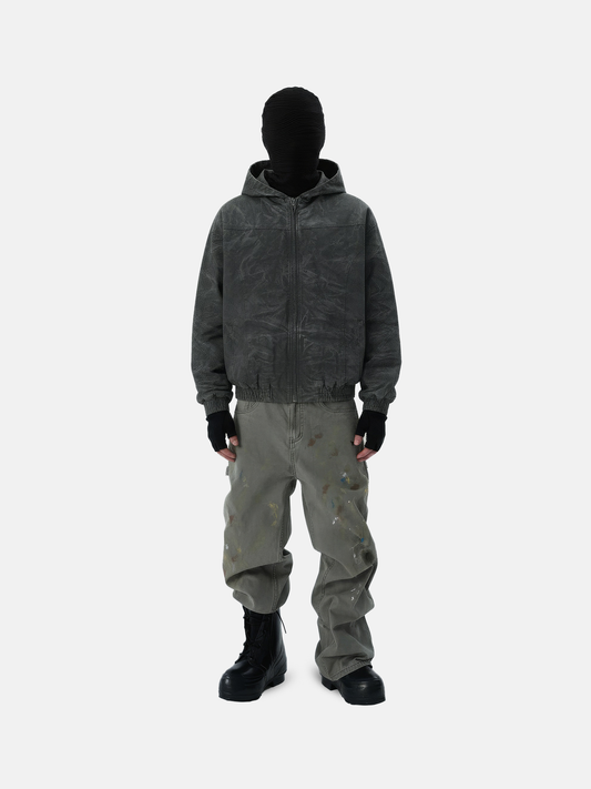 Washed Hoodie Jacket
