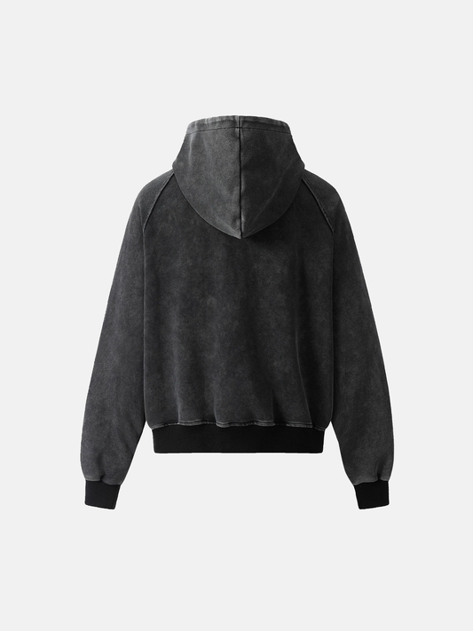 Washed Zip Hoodie