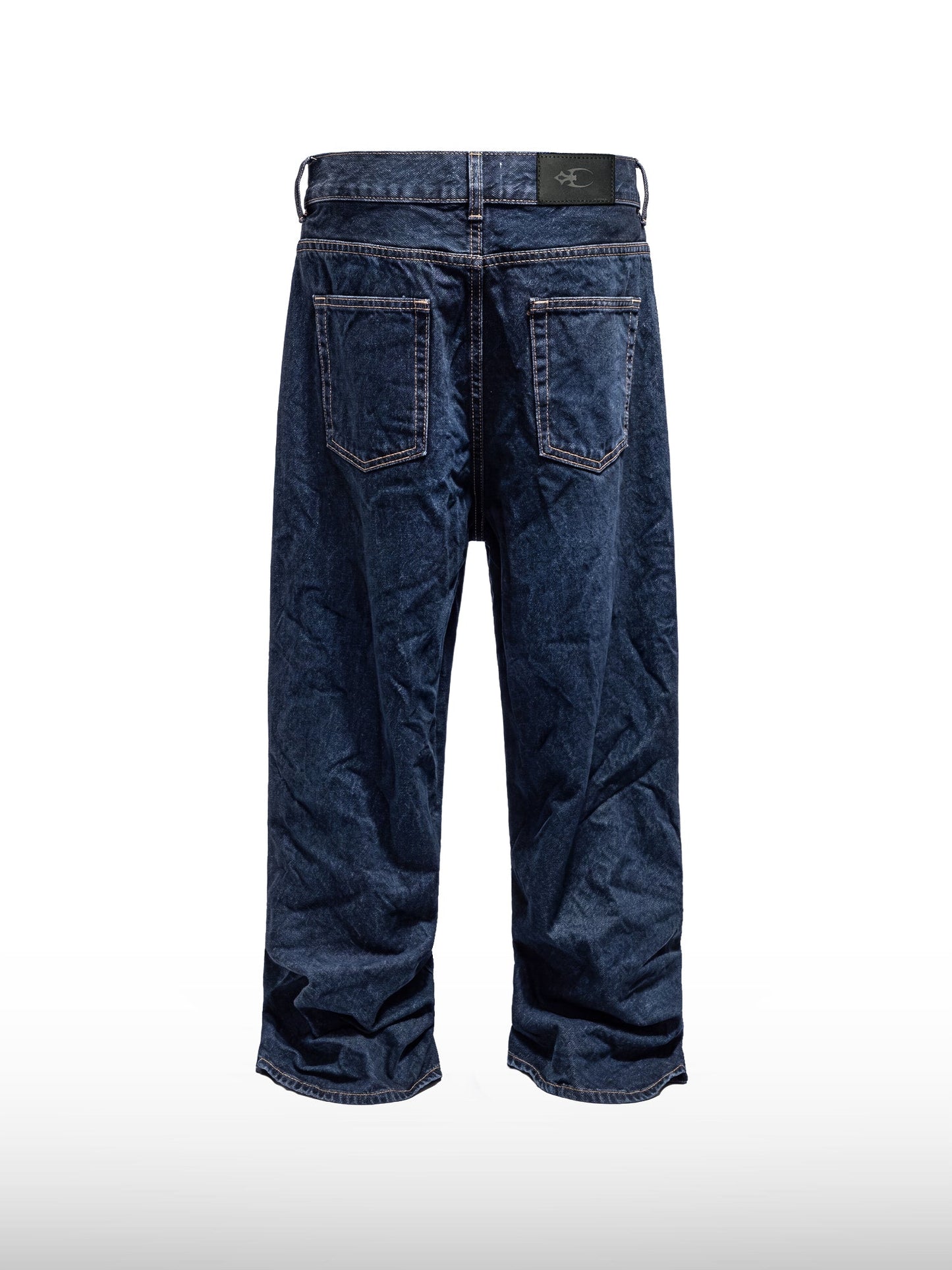 Wide Straight Denim Pants