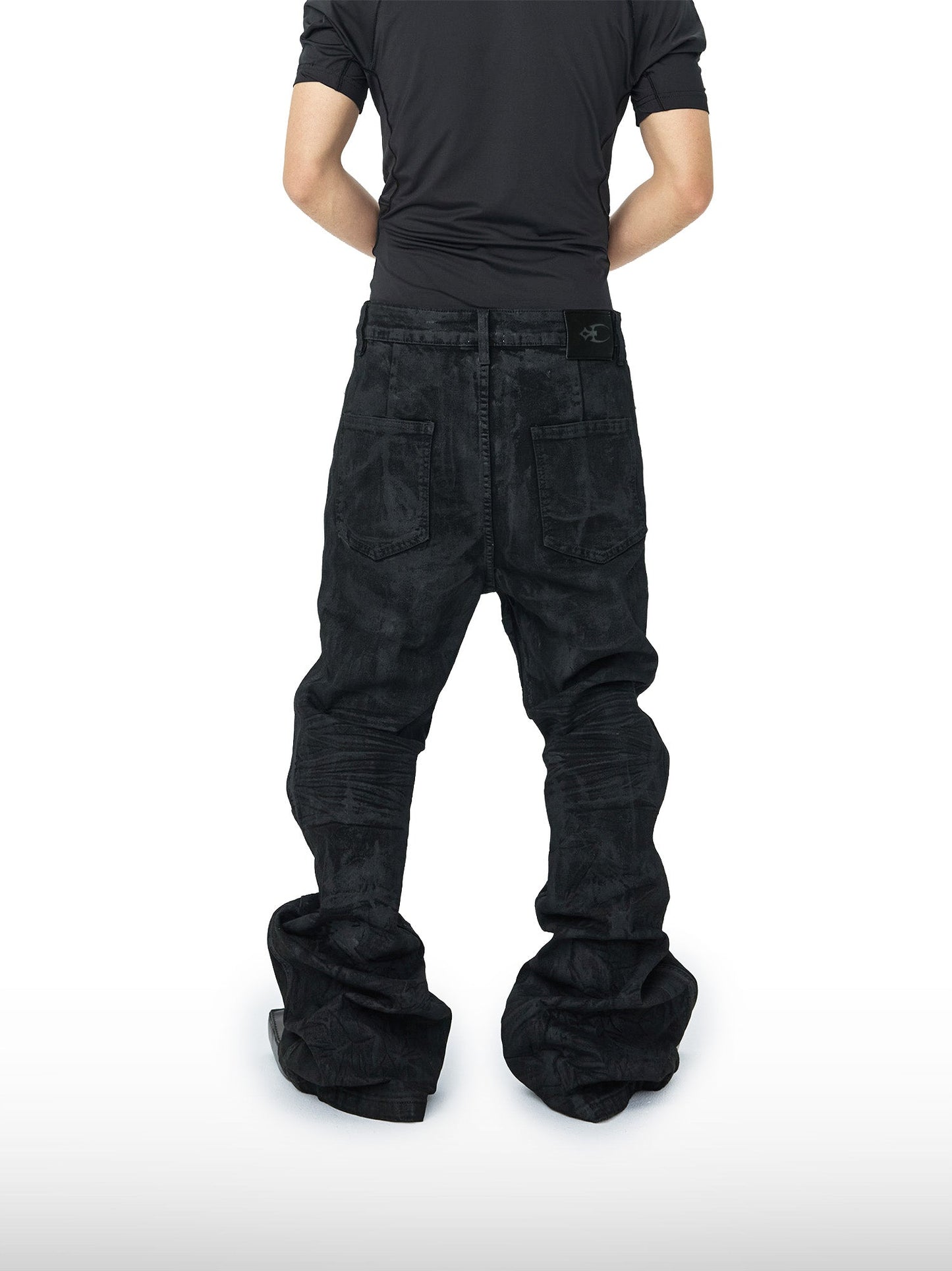 Wrinkled & Waxed Pants
