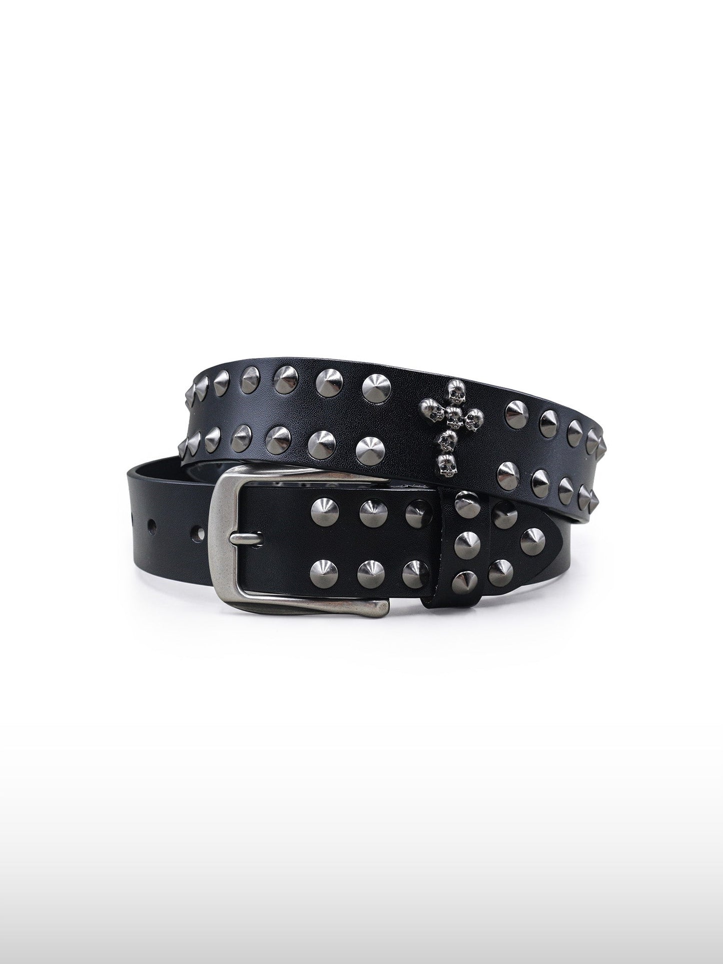 Studded Skull Cross Belt