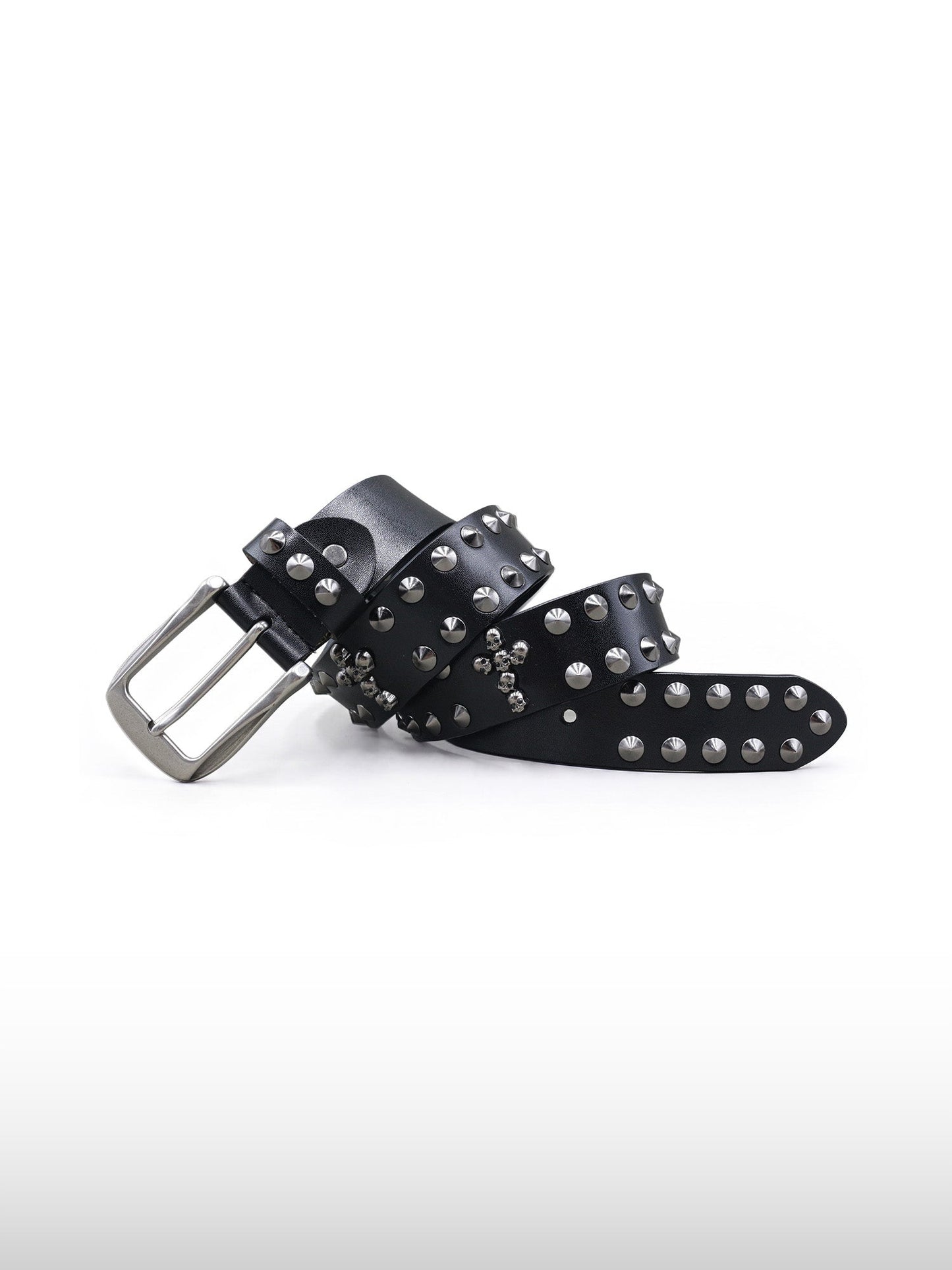 Studded Skull Cross Belt