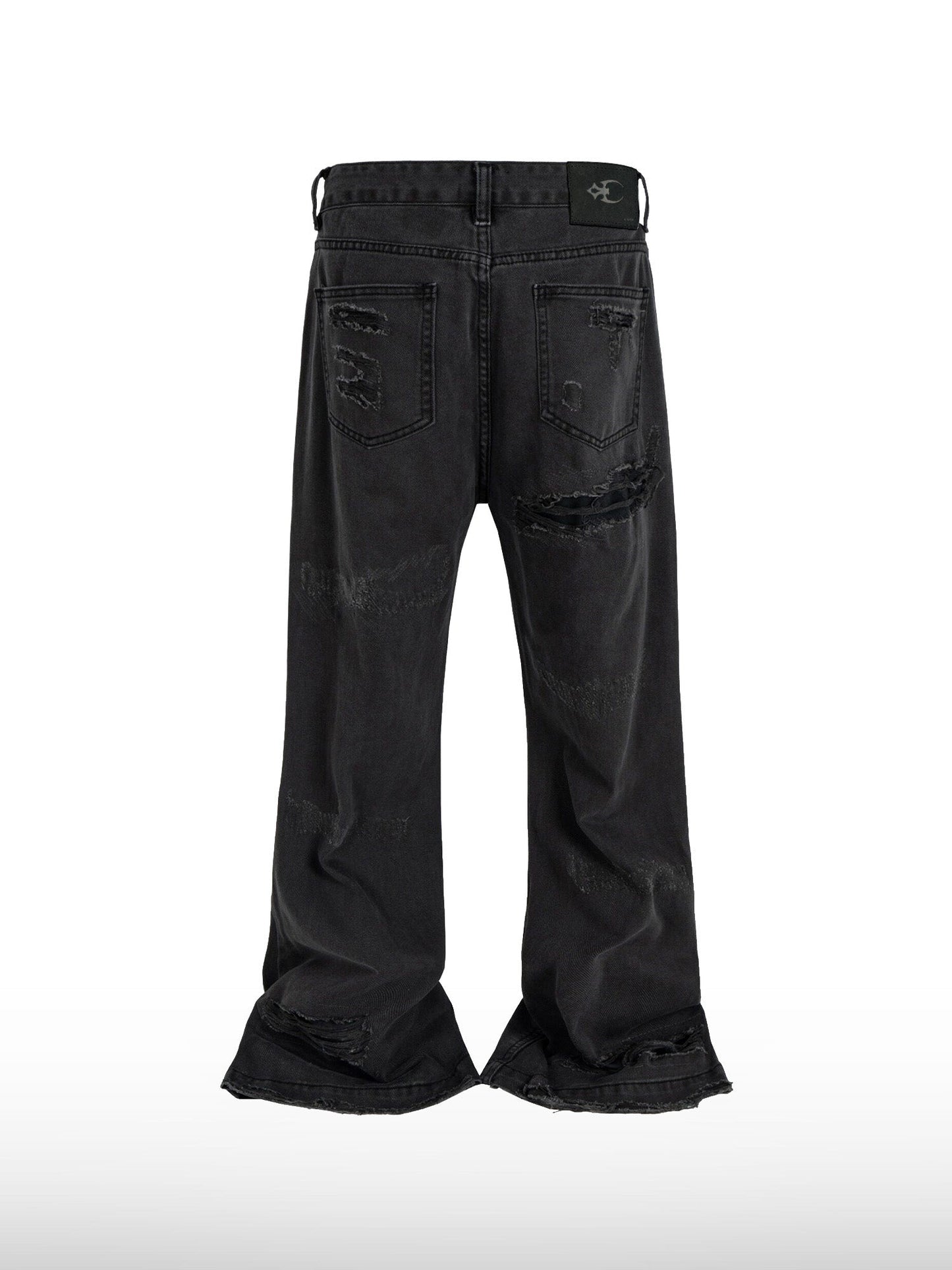 Charcoal Rip Jeans