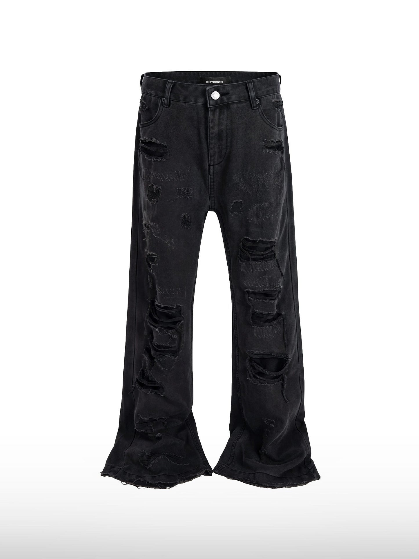 Charcoal Rip Jeans