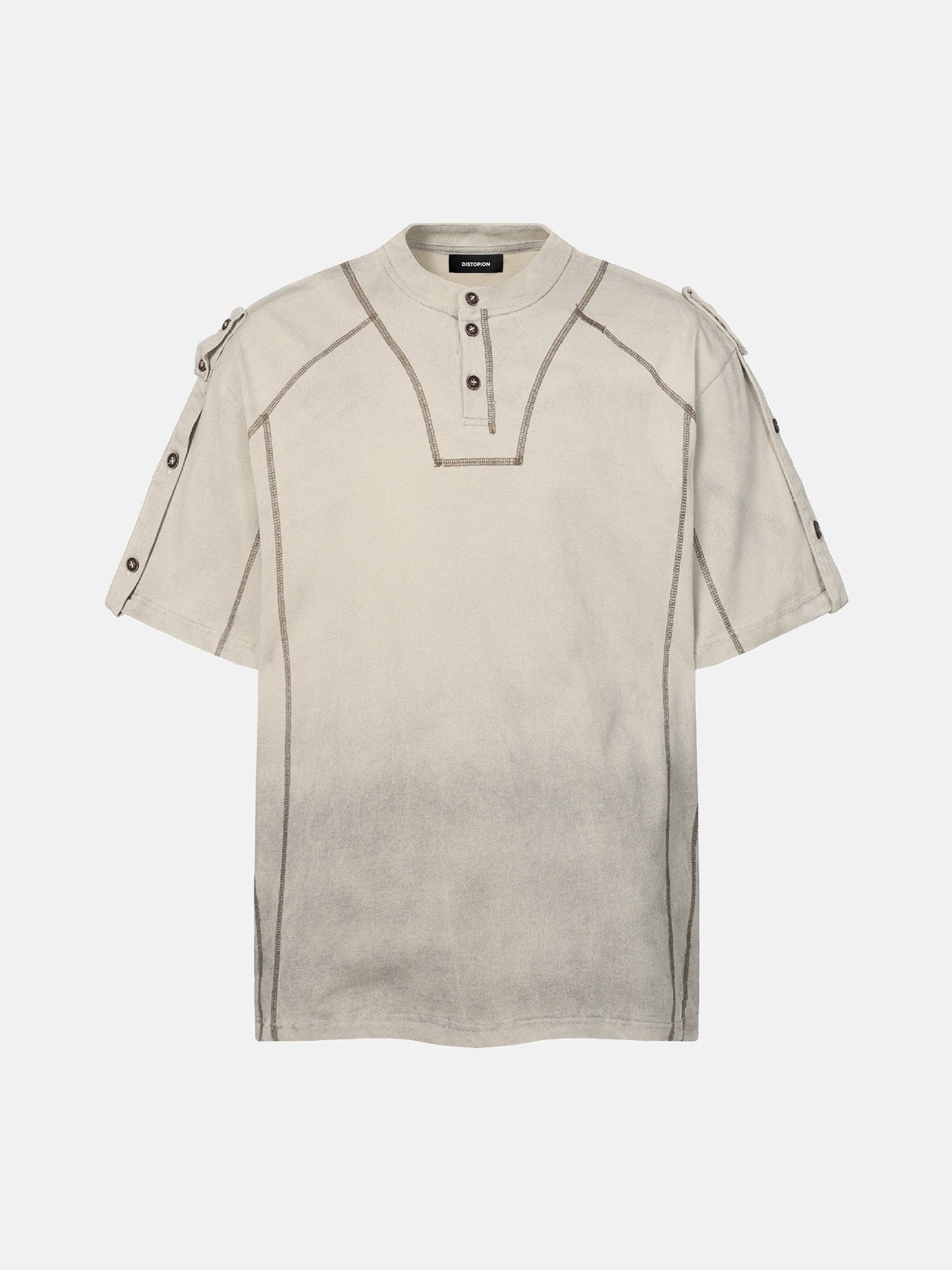 Cipher Gradient Henley Tee