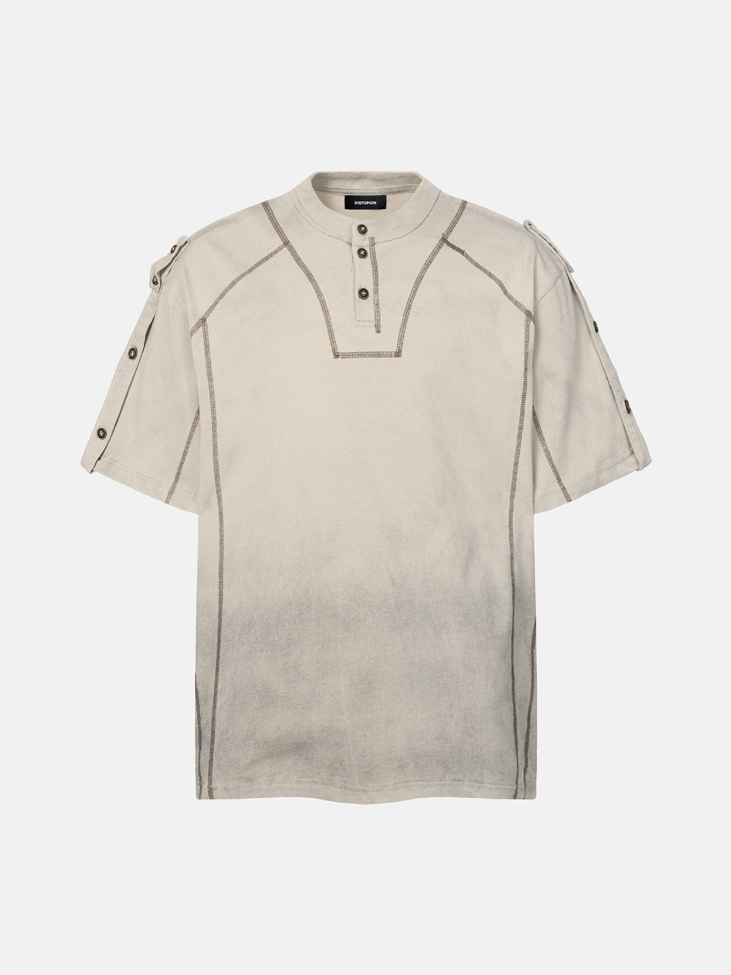 Cipher Gradient Henley Tee