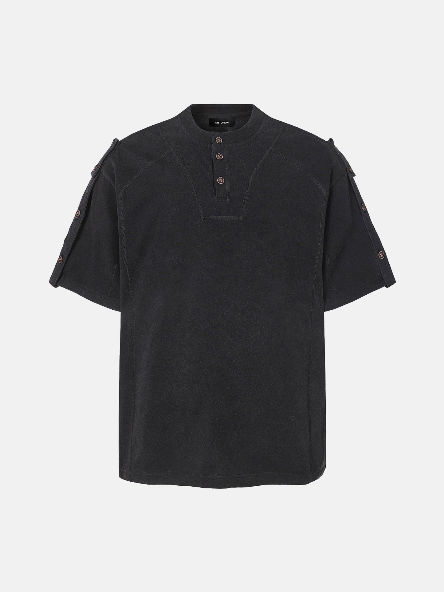 Cipher Gradient Henley Tee