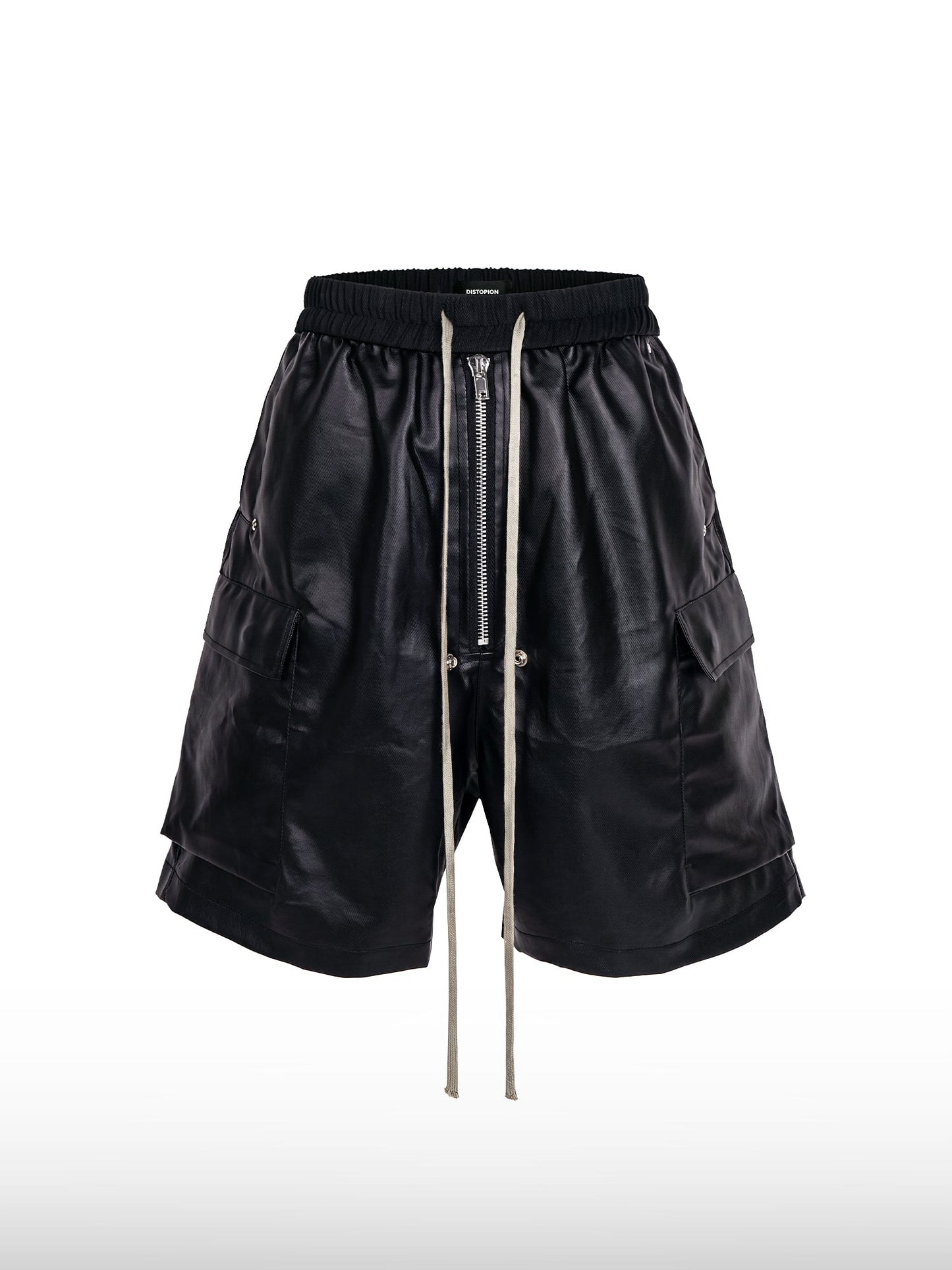 Coated Zip Shorts