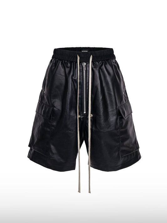 Coated Zip Shorts