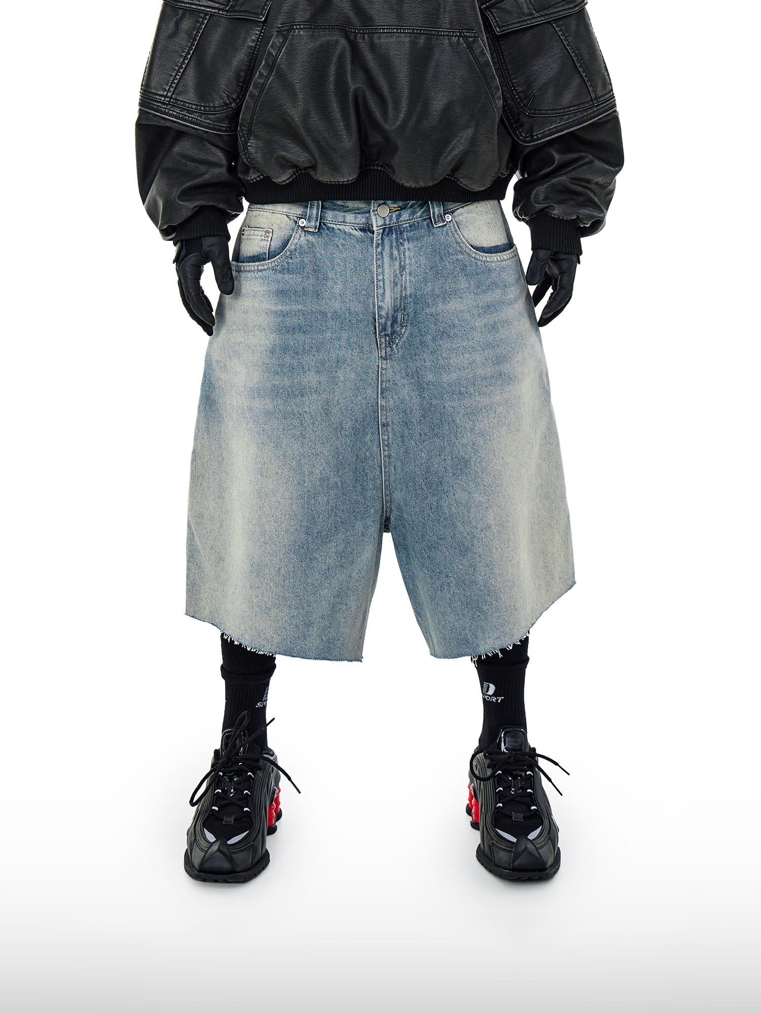 Concrete Denim Shorts