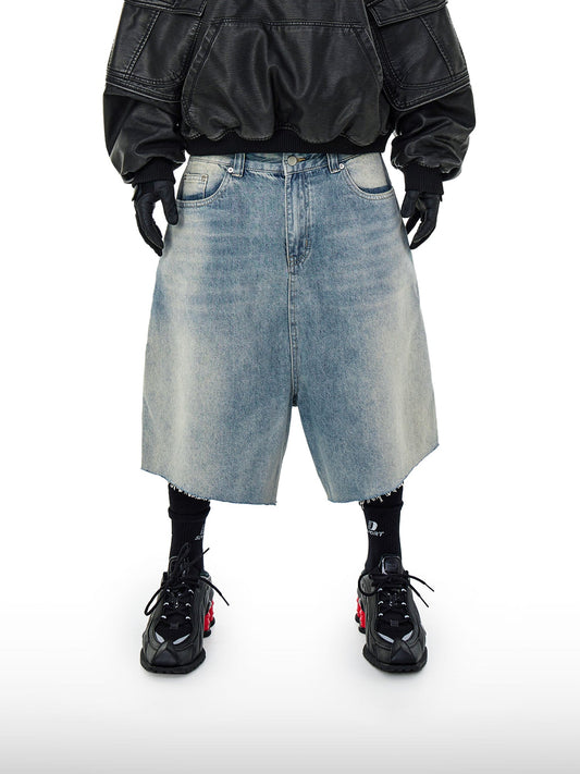 Concrete Denim Shorts