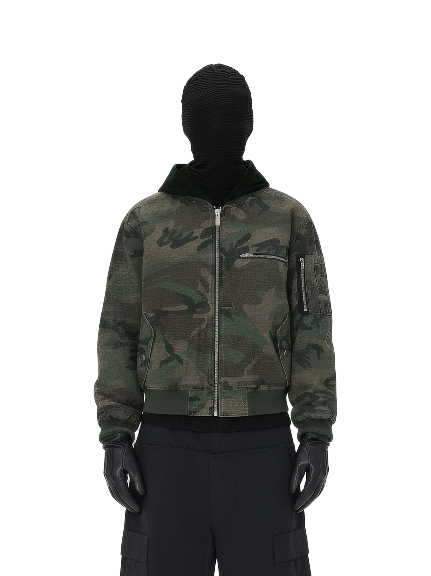 Camo Bomber Jacket