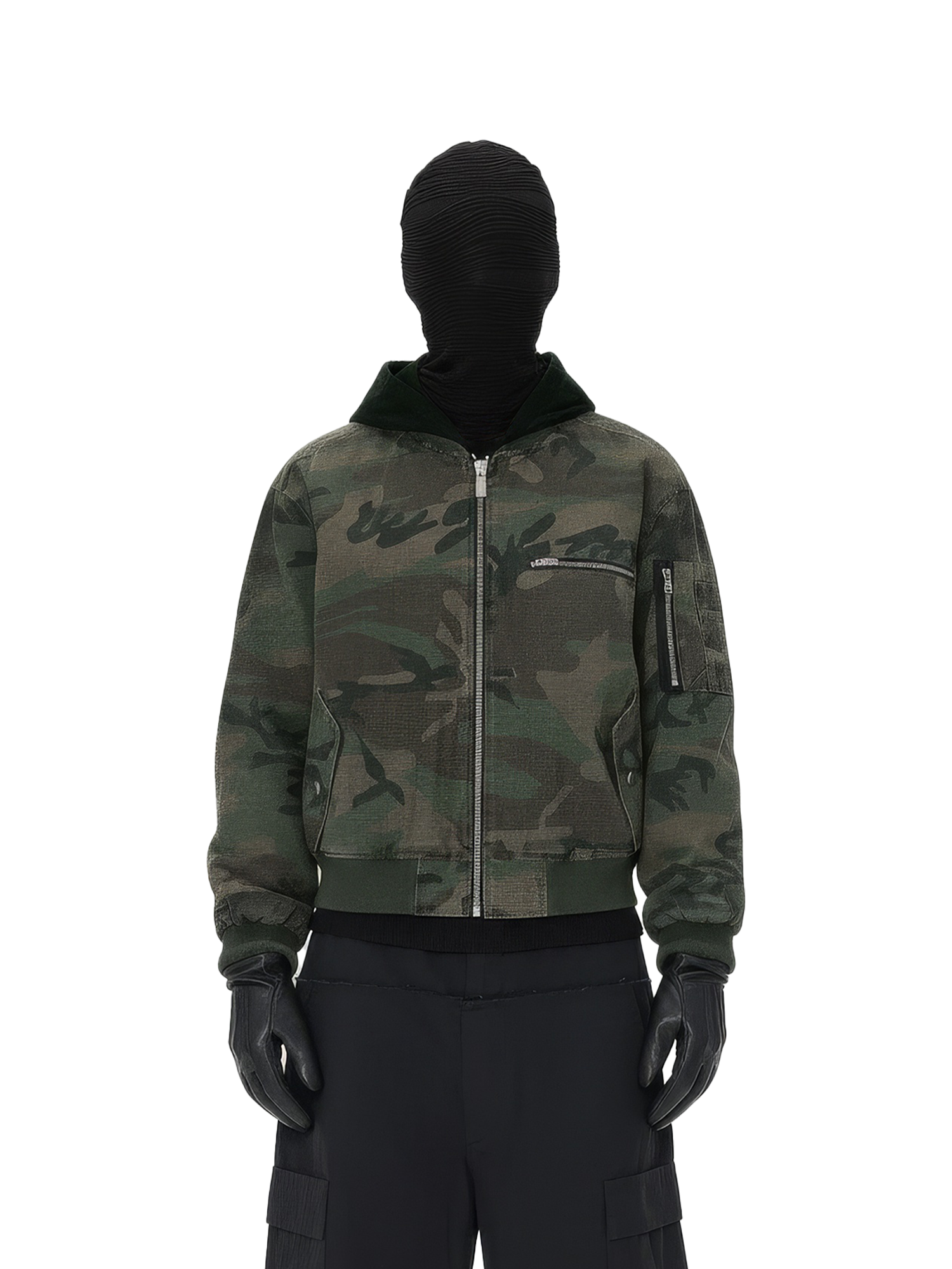 Camo Bomber Jacket