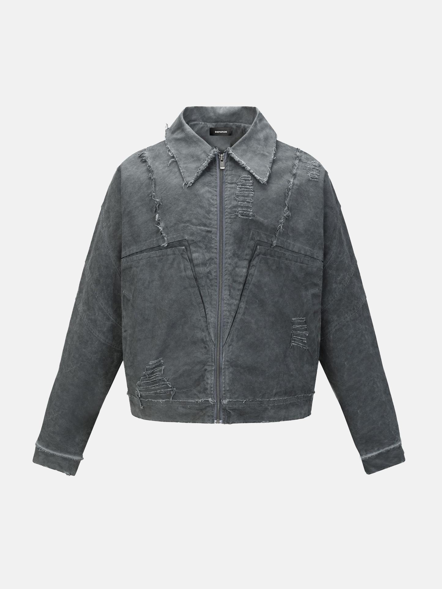 Distressed Denim Jacket