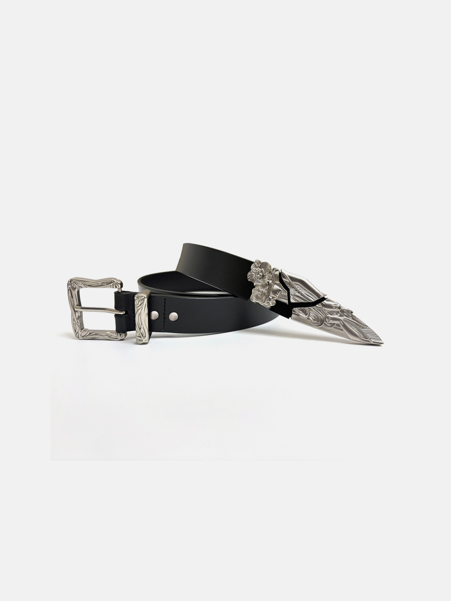 Engraved Buckle Belt
