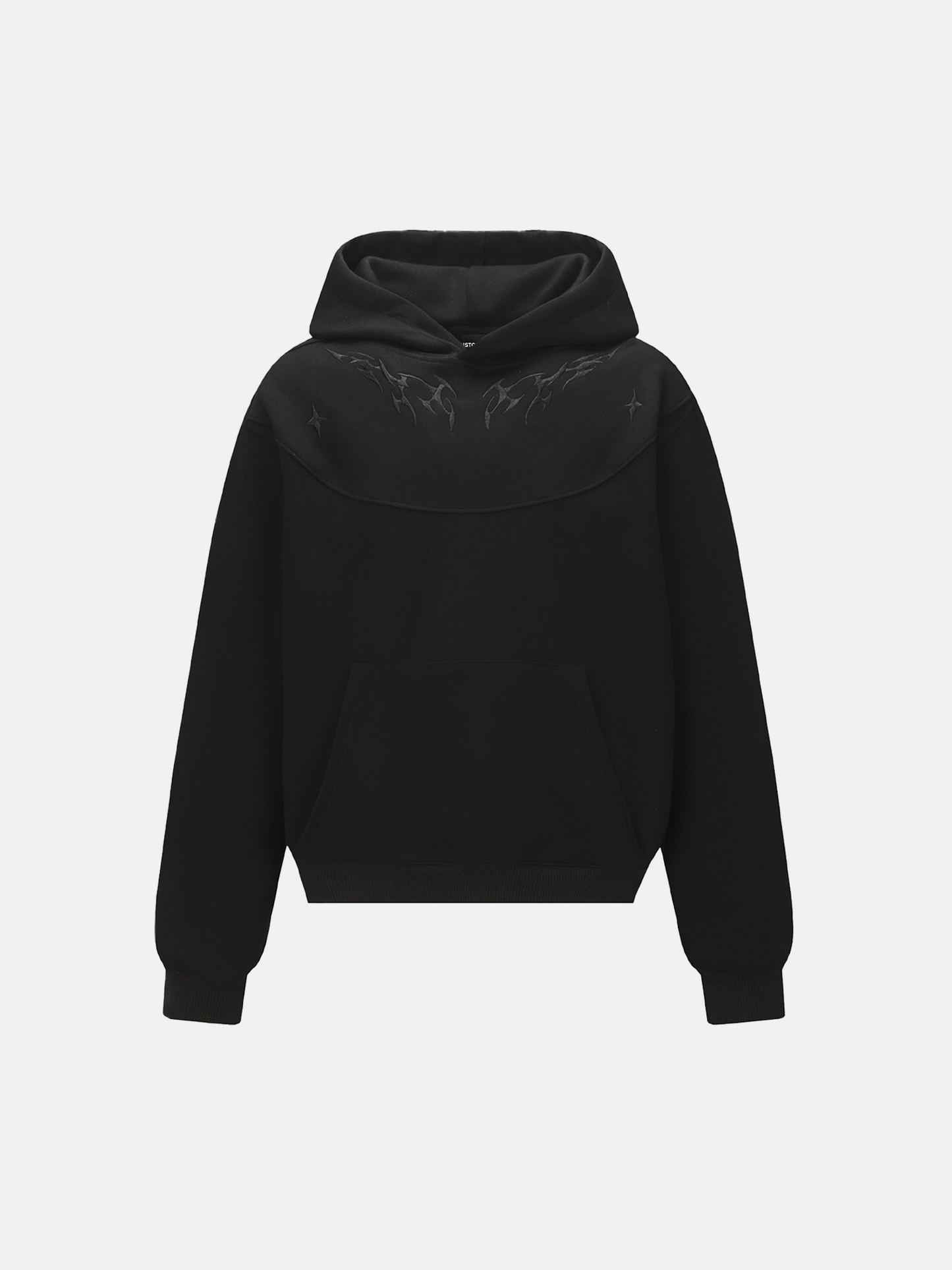 Flame Embroidered Hoodie