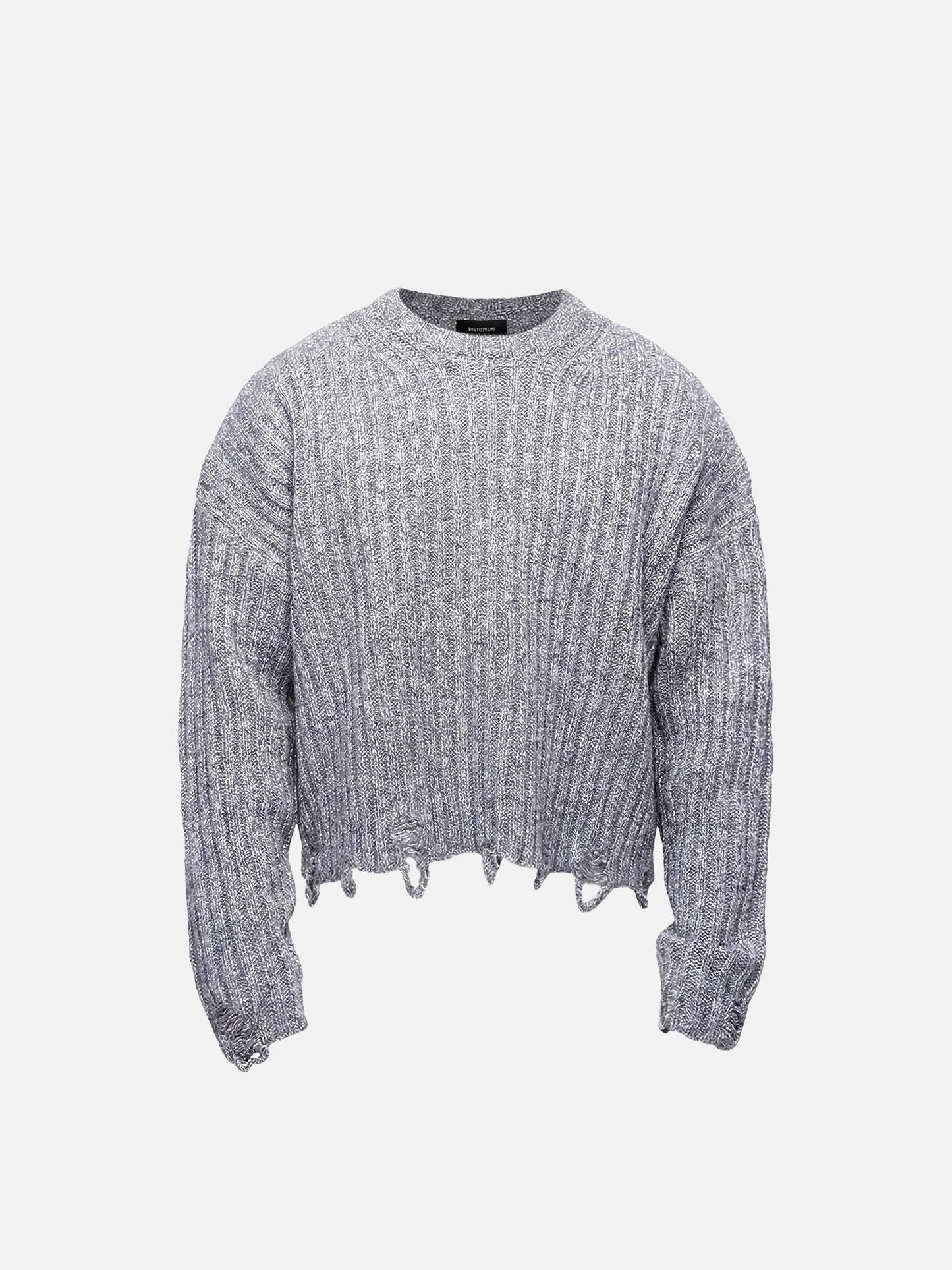 Frayed Edge Crop Sweater