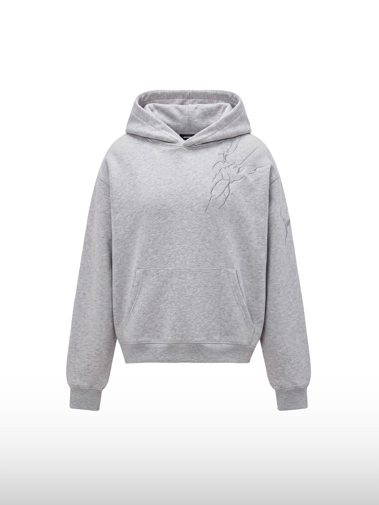 Glitch Vein Oversized Hoodie