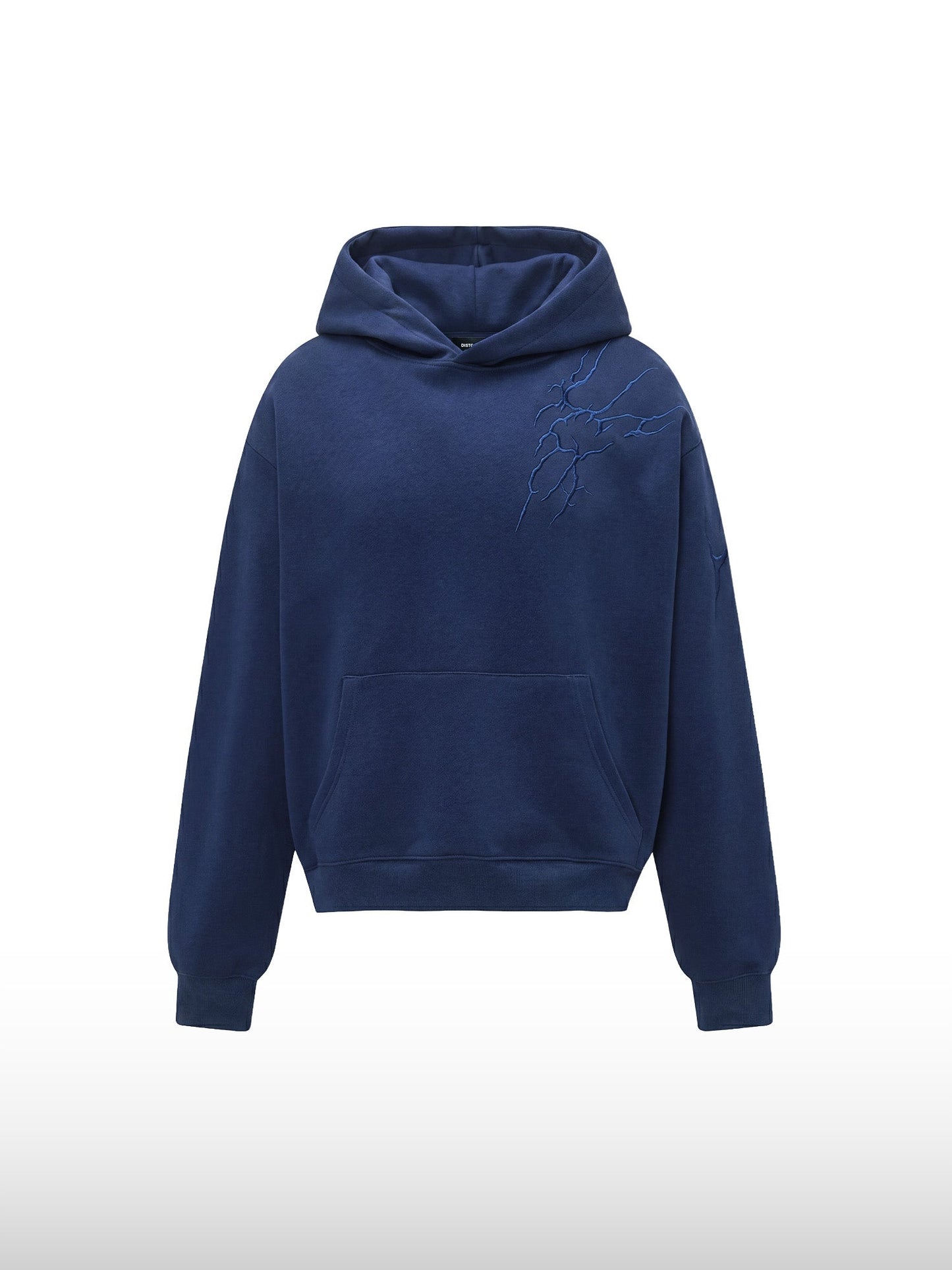 Glitch Vein Oversized Hoodie