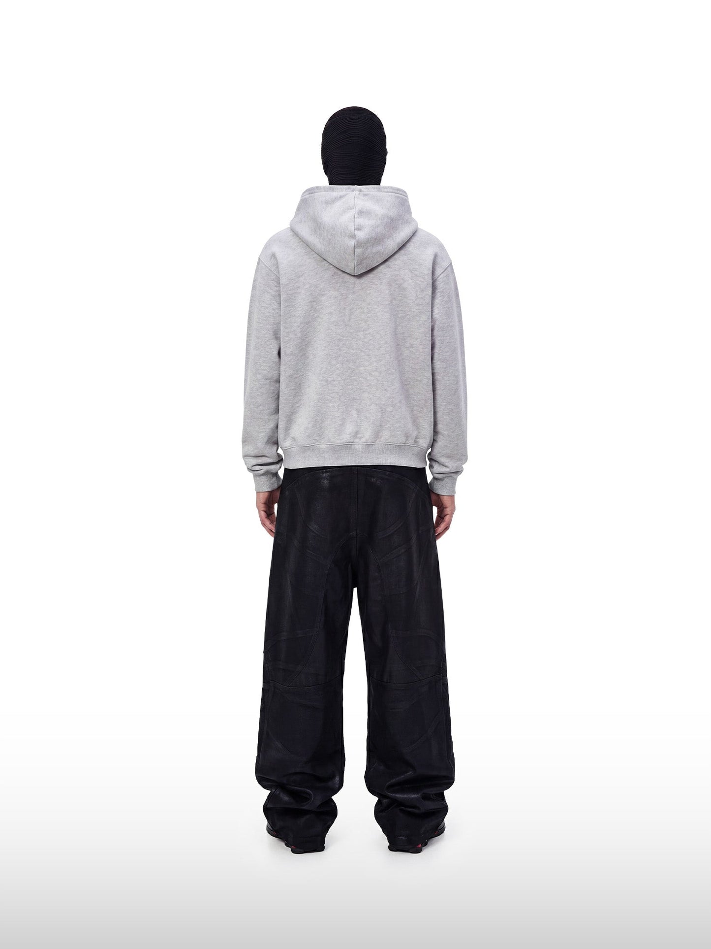Glitch Vein Oversized Hoodie