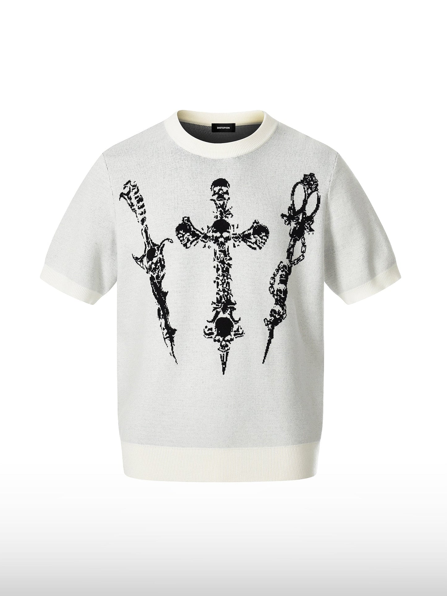 Gothic Graphic Jacquard Tee