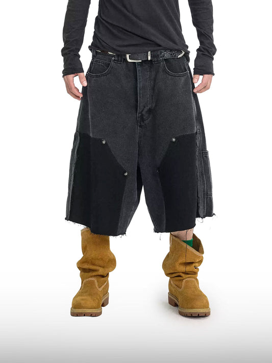 Grid Lock Riveted Cargo Shorts