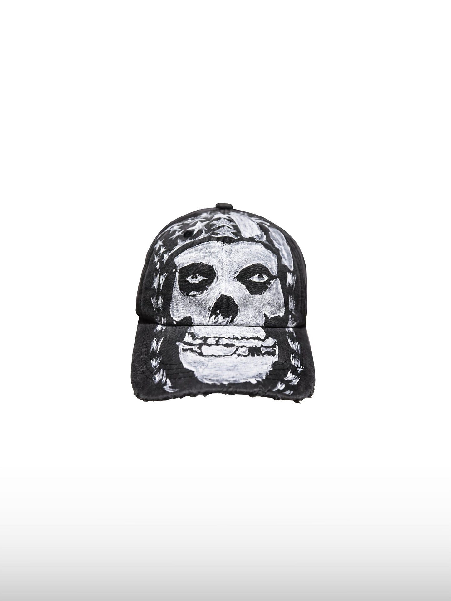 Hand-Painted Skull Cap