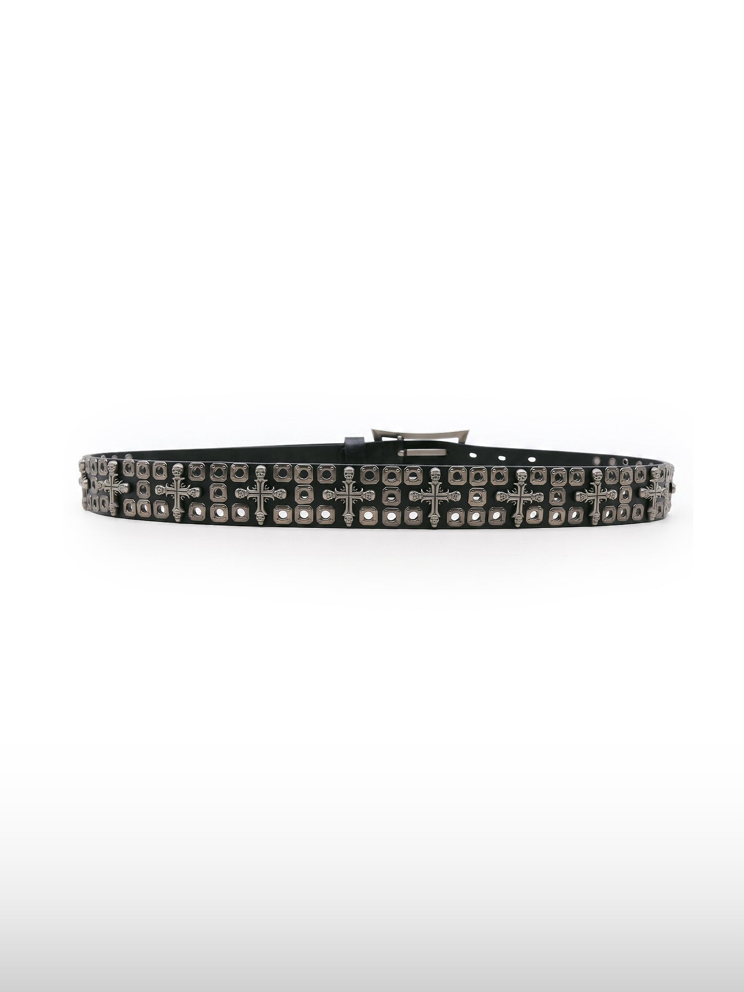 Heavy Studded Skull Belt