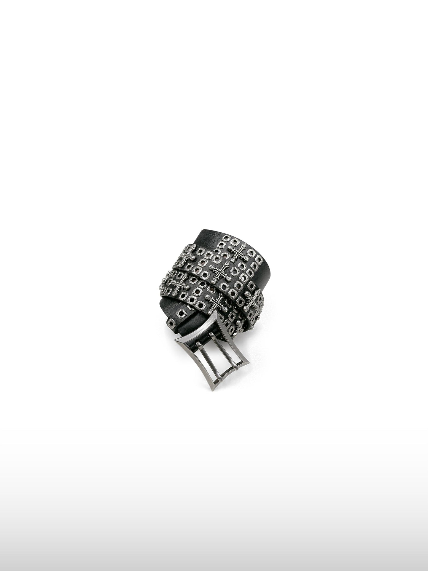 Heavy Studded Skull Belt