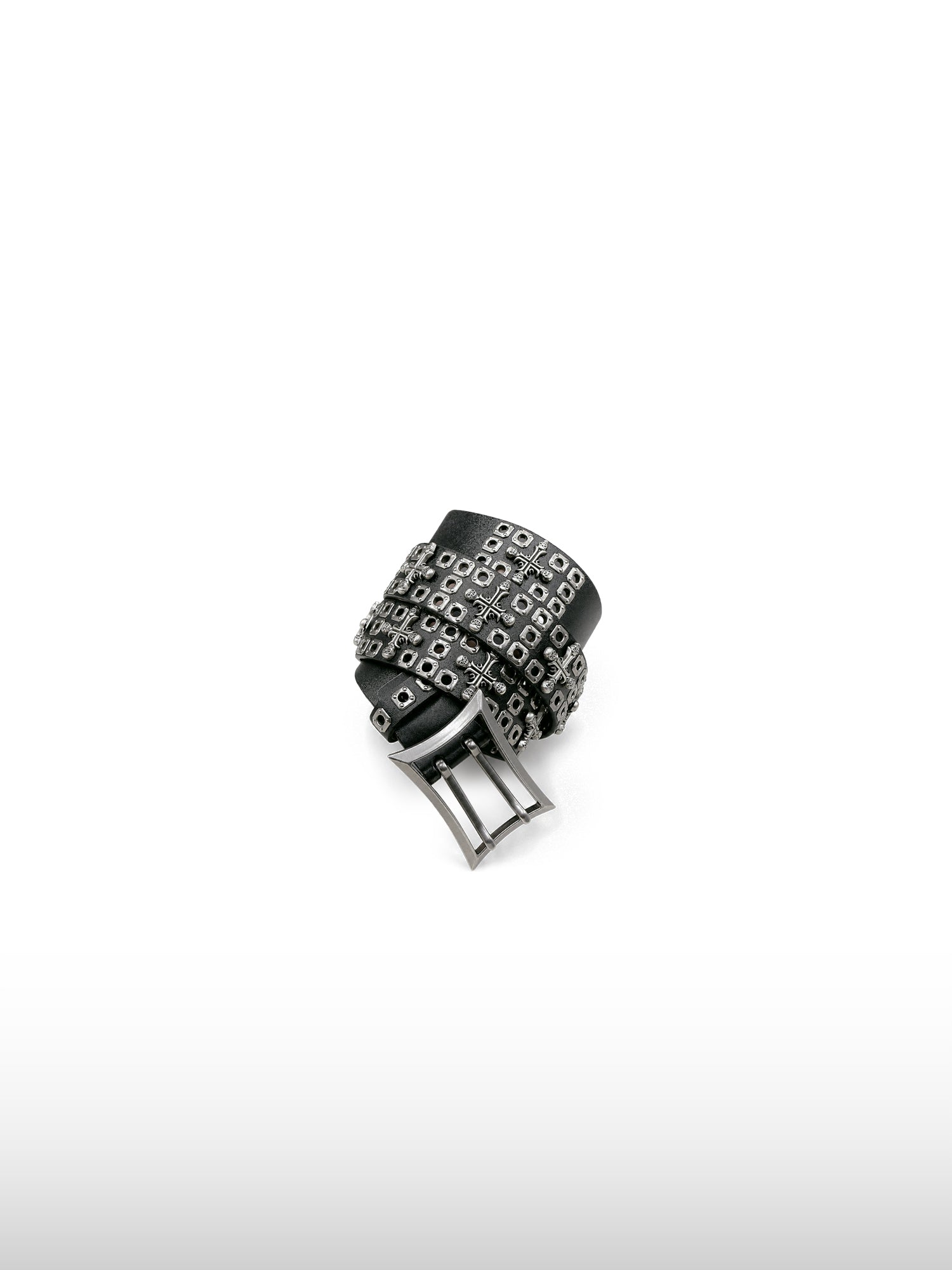 Heavy Studded Skull Belt