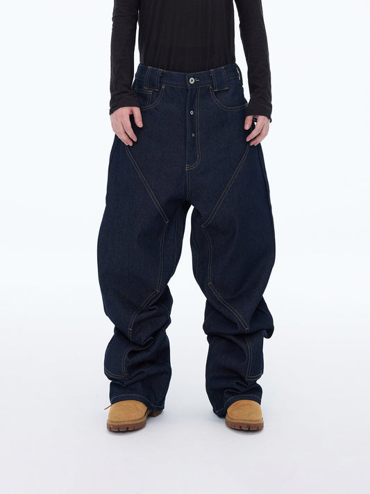 Industrial Paneled Jeans