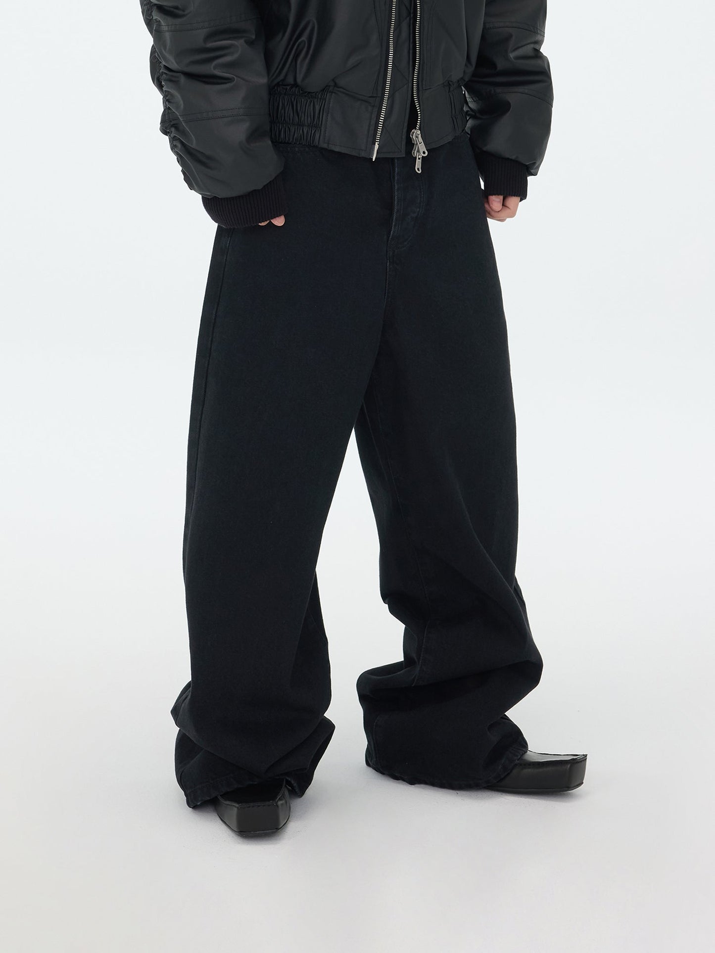 Classic Black Baggy Jeans