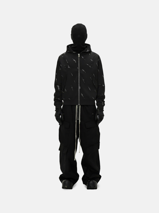 Patterned Hoodie