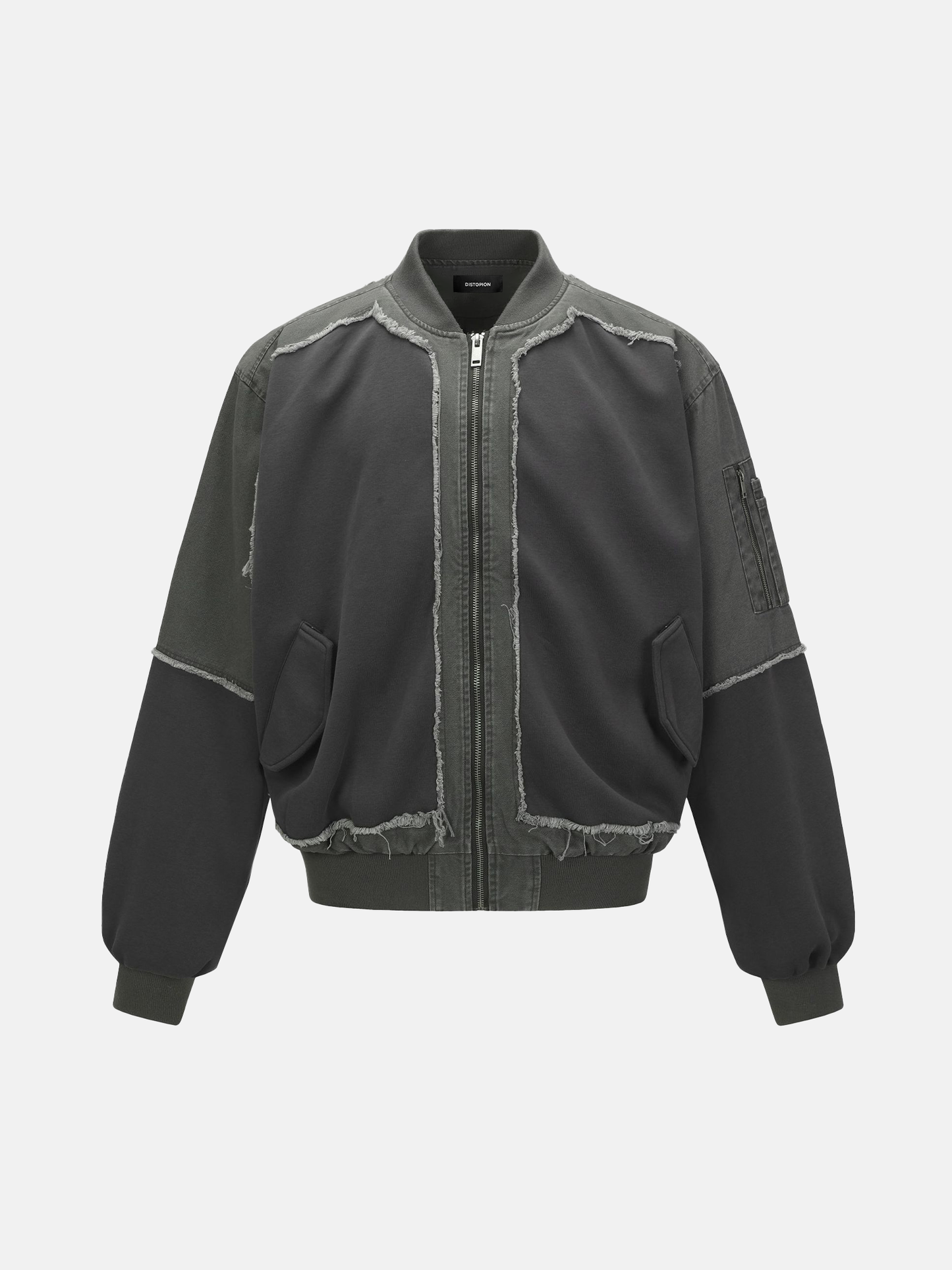Patchwork Bomber Jacket