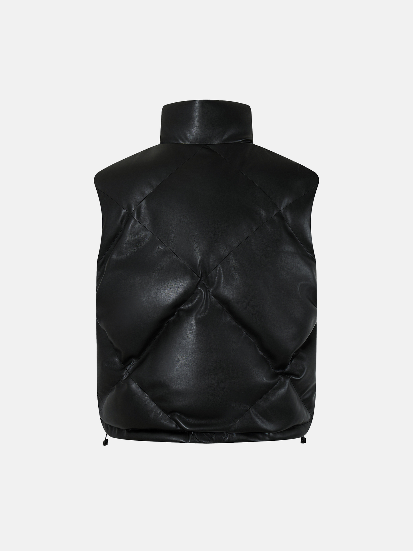 Quilted Black Vest