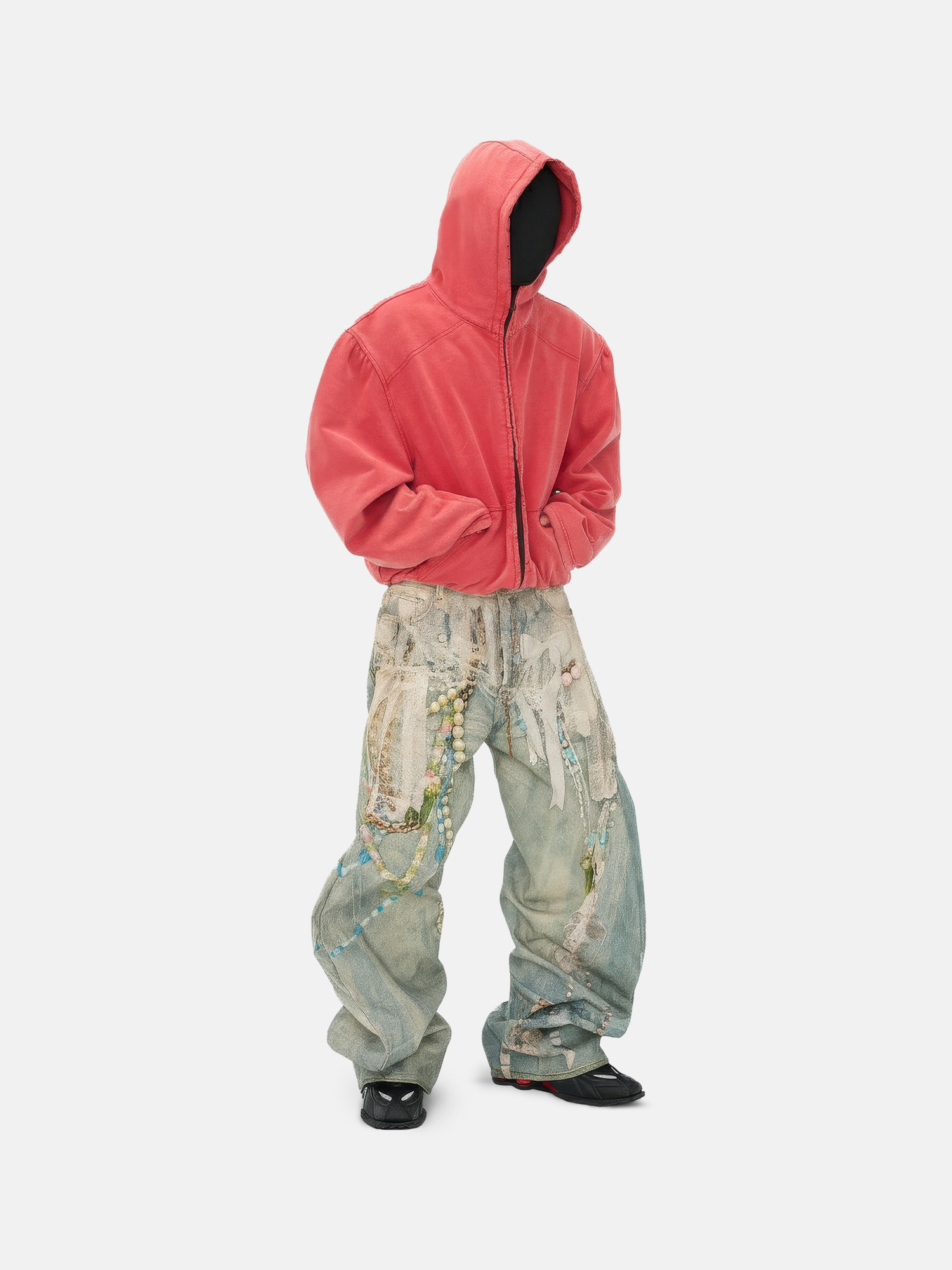 Retro Red Hoodie