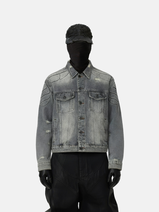 Ripped Detailed Jacket
