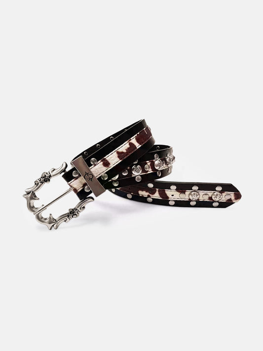 Rugged Cowhide Belt