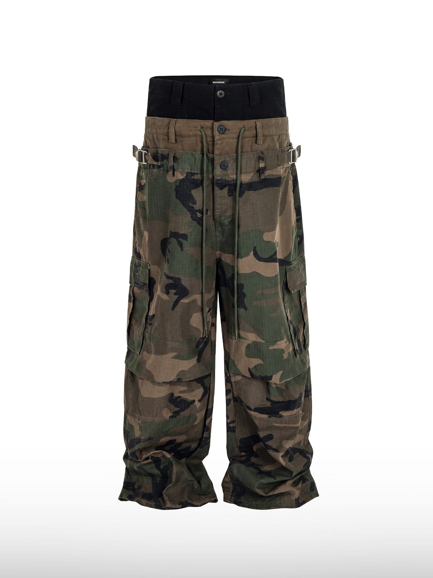 Triple-Waist Camo Pants