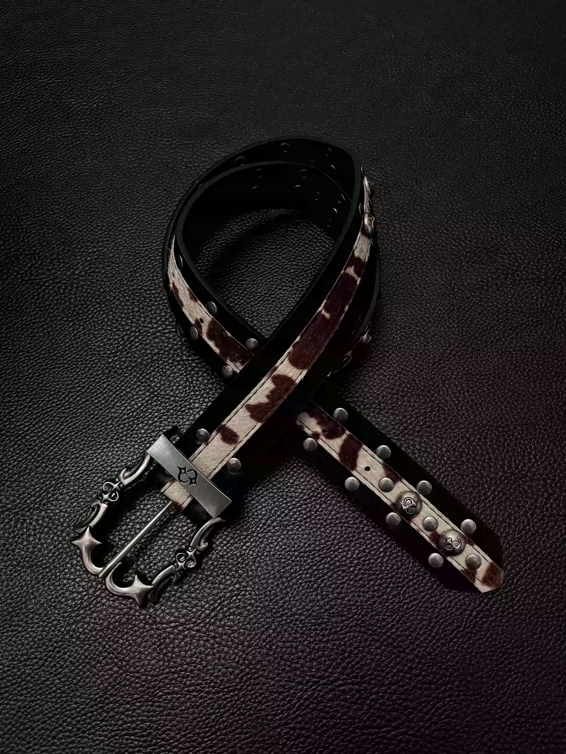 Rugged Cowhide Belt