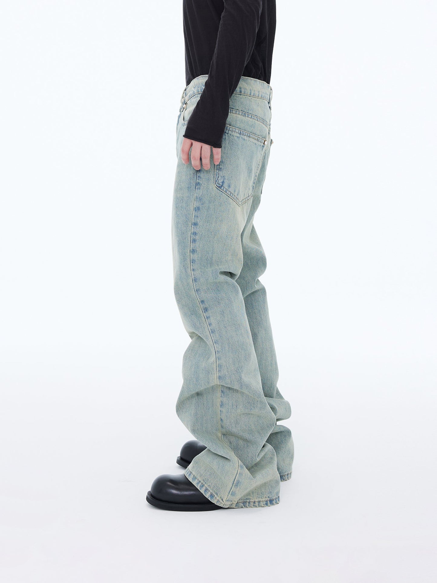 Stacked Wide Jeans