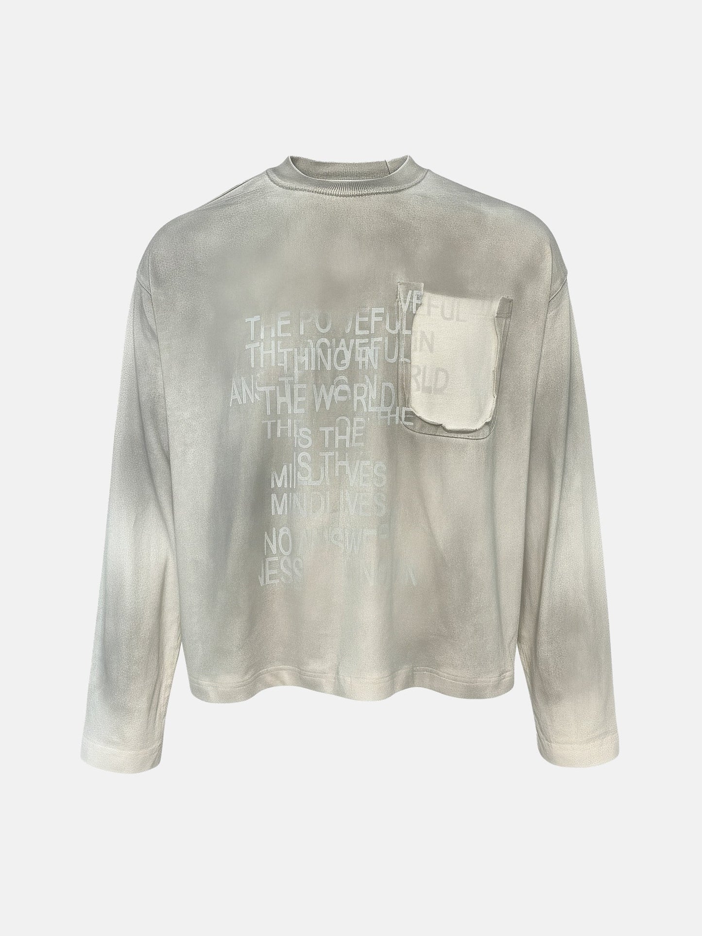 Stonewash Text Tee