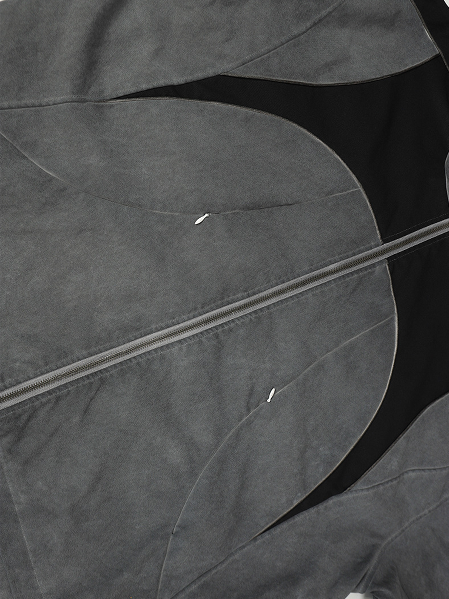 Two-Tone Zip Jacket