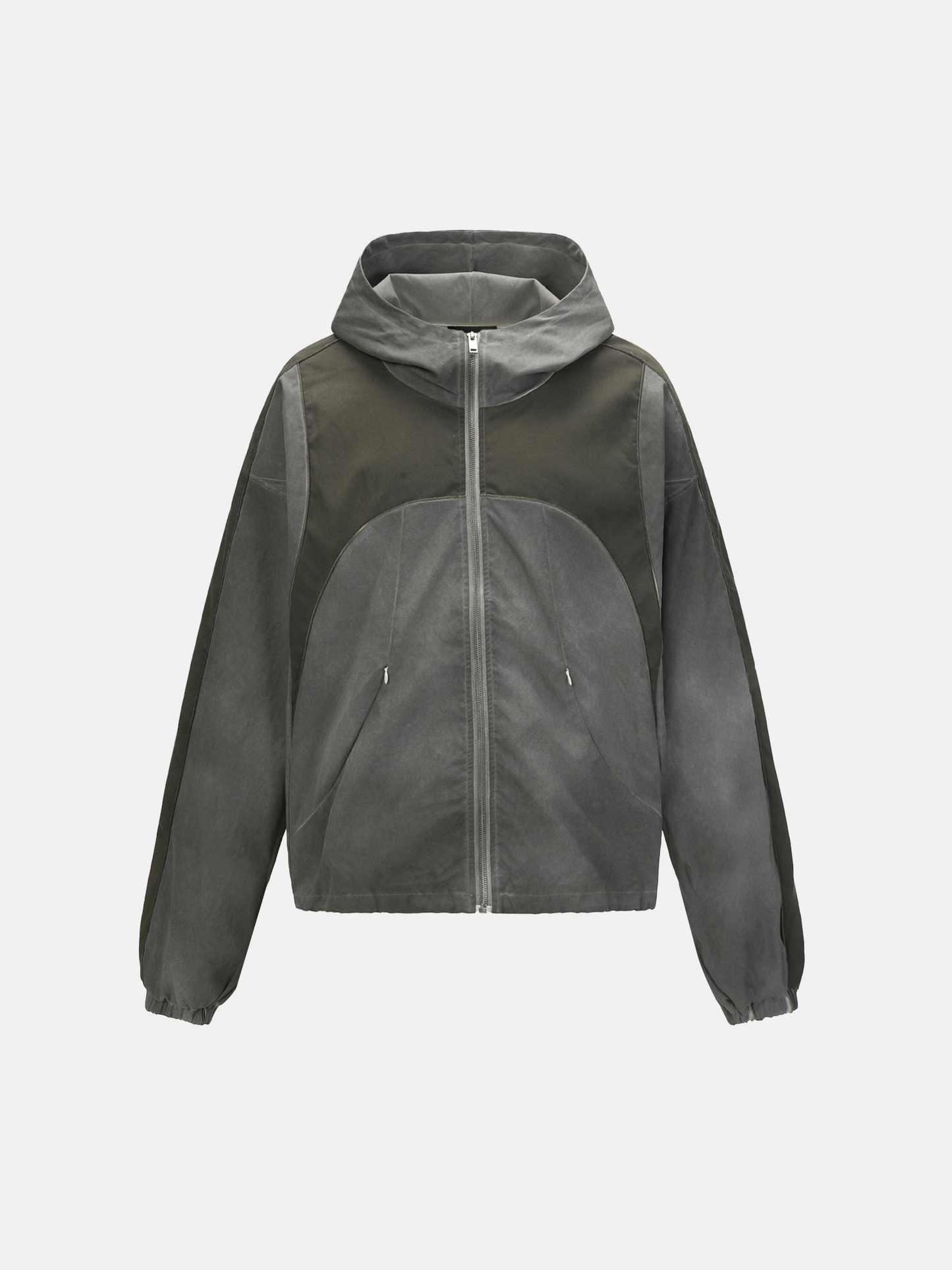 Two-Tone Zip Jacket