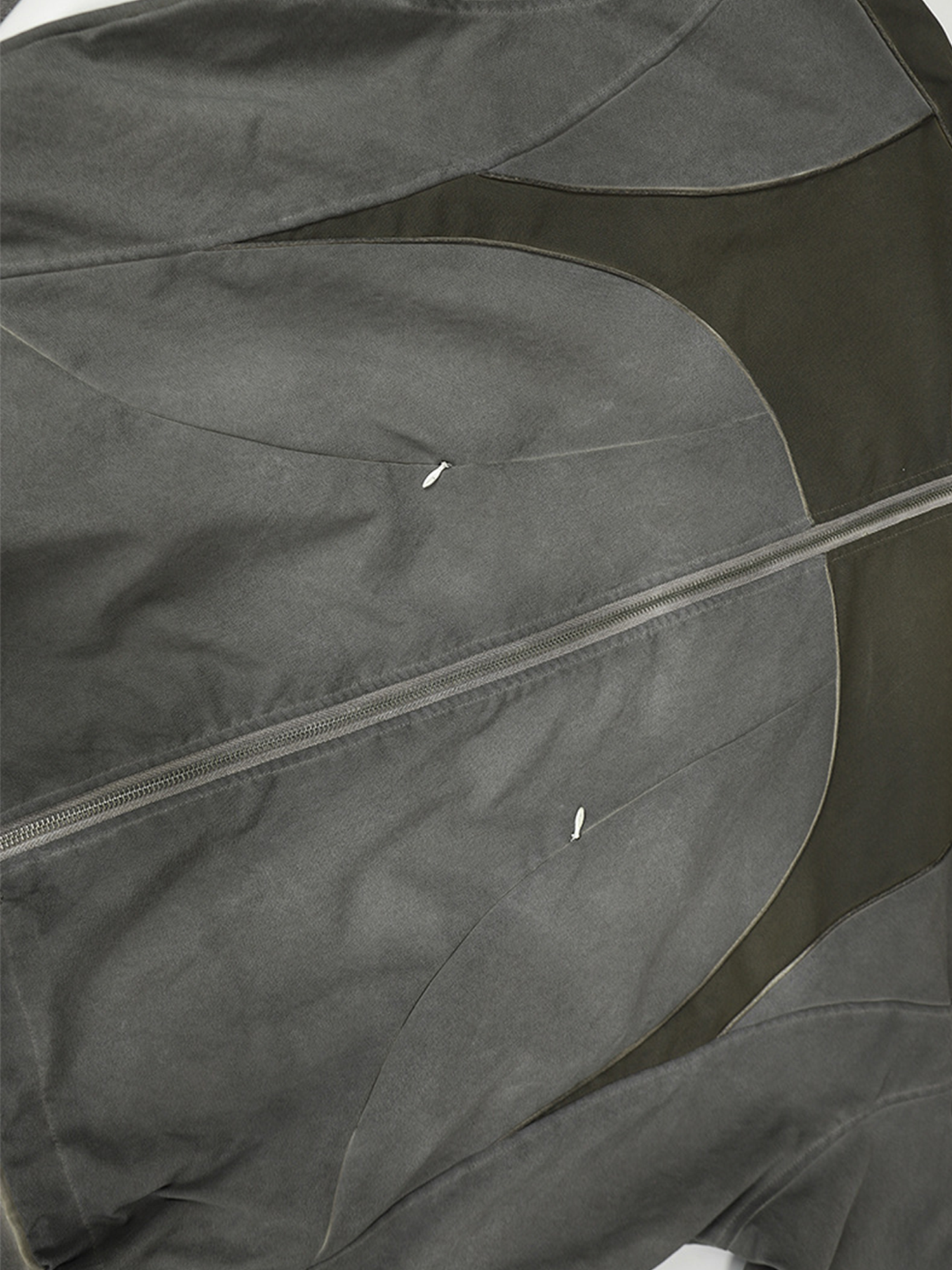 Two-Tone Zip Jacket