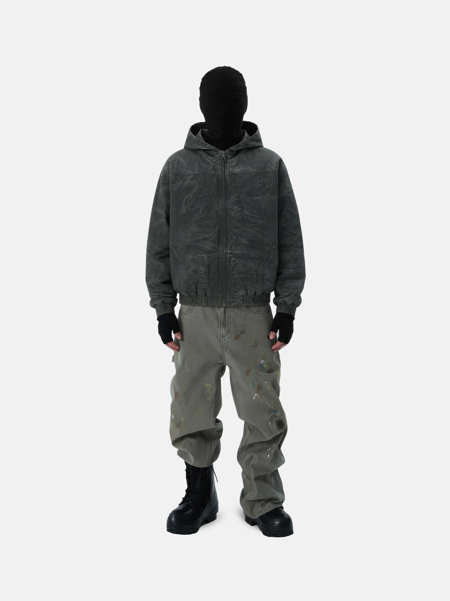 Washed Hoodie Jacket