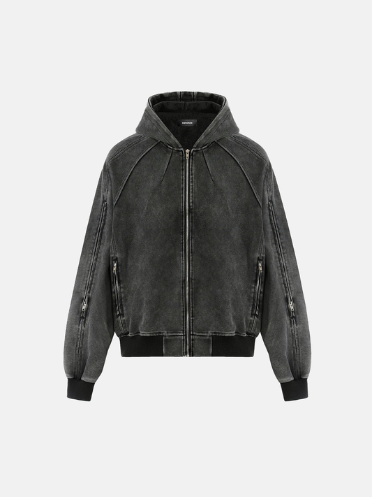 Washed Zip Hoodie