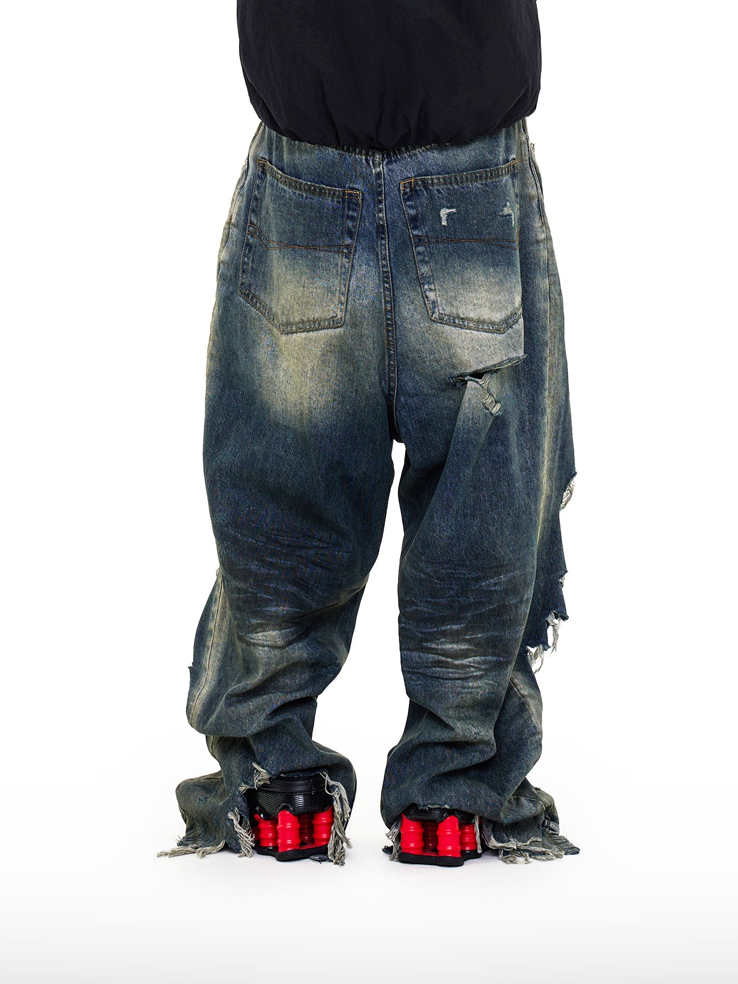Wrecked Wide Jeans